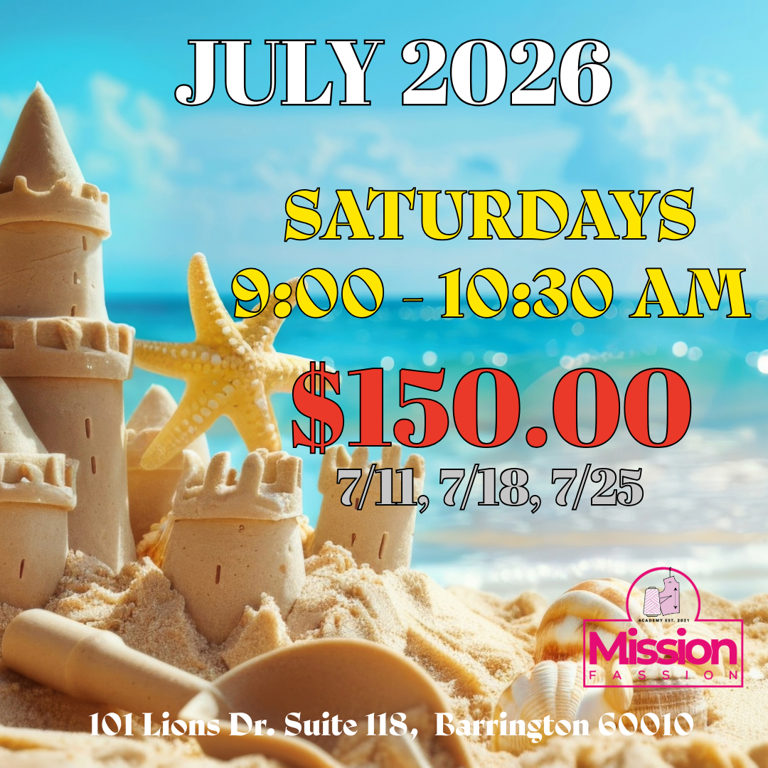 July, Saturday 9:00 AM - 10:30 AM Class