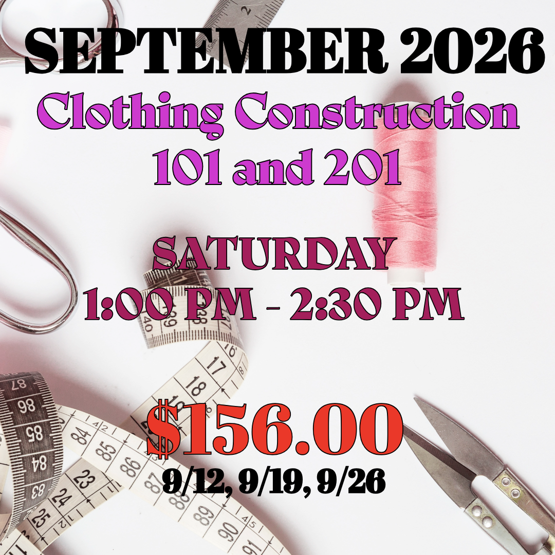 September, Saturday 1:00 PM - 2:30 PM