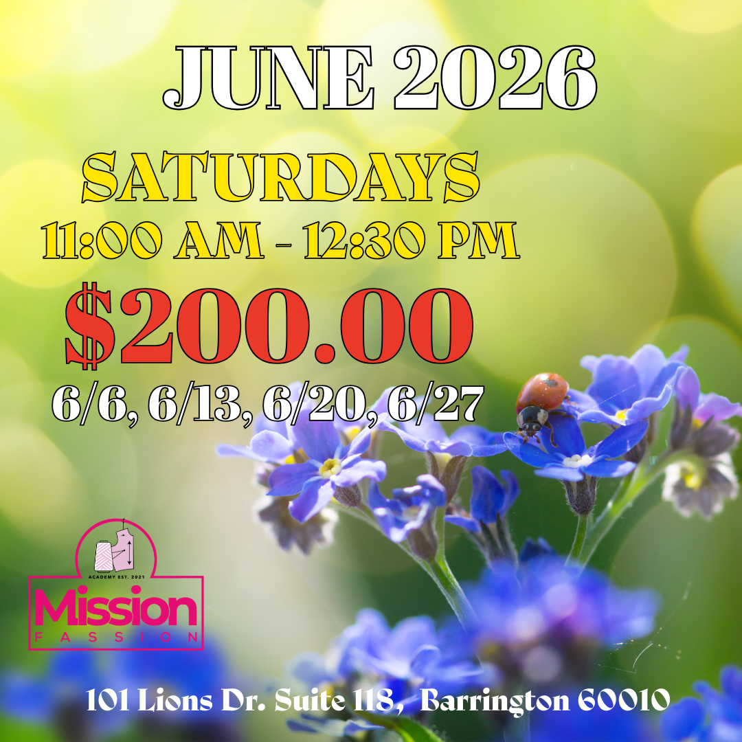 June 2026, Saturday 11:00 – 12:30 AM Class