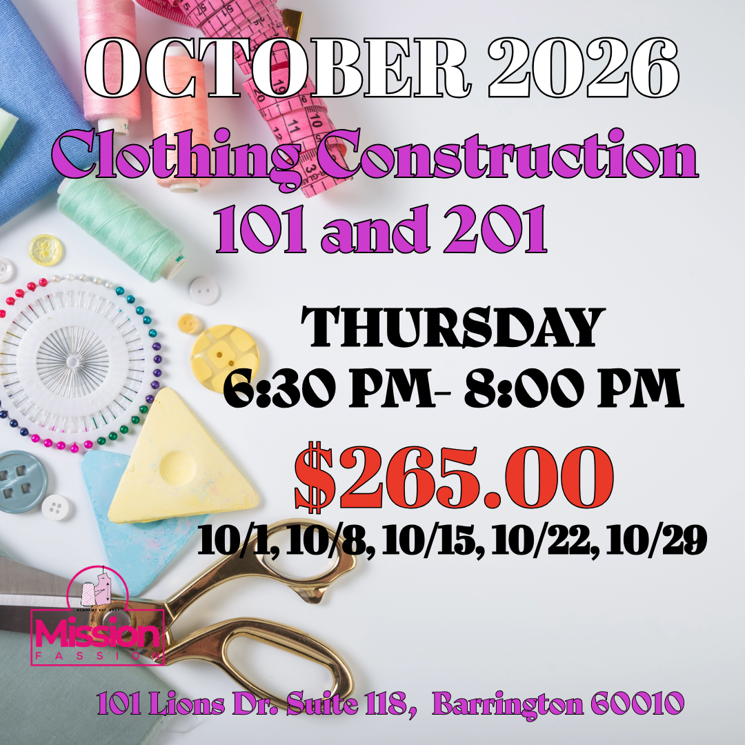 October, Thursday 6:30 PM - 8:00 PM Class