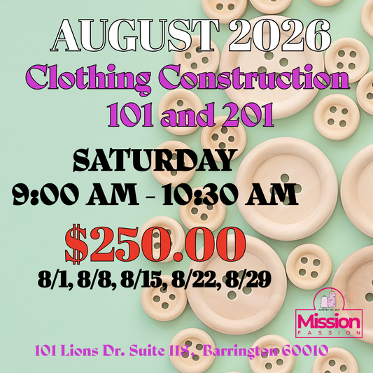 August, Saturday 9:00 AM - 10:30 AM Class