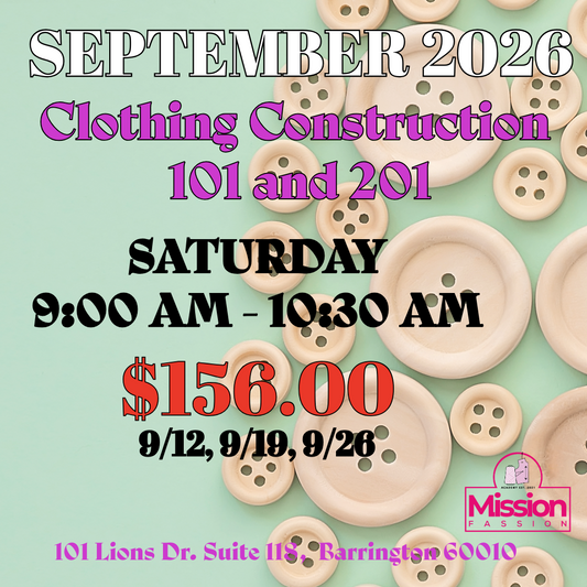 September, Saturday 9:00 AM - 10:30 AM Class