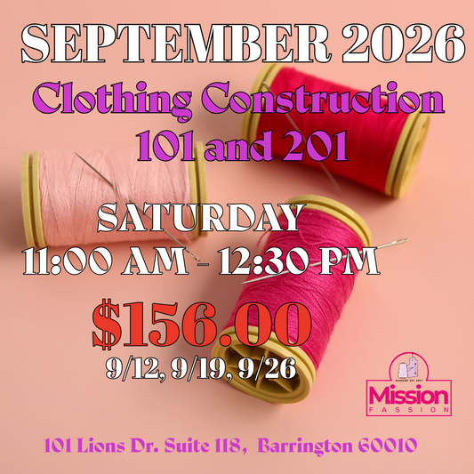 September, Saturday 11:00 AM - 12:30 PM Class